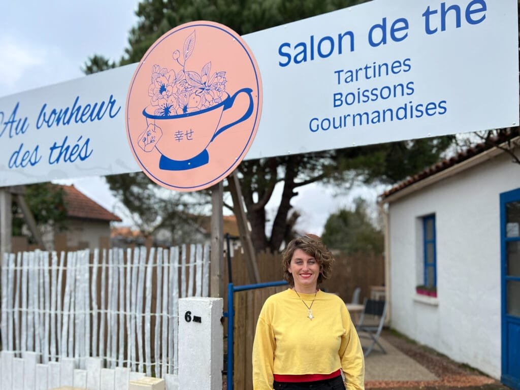 Émilie Hervé, fondatrice du salon de thé - Photo : Vendée Gazette