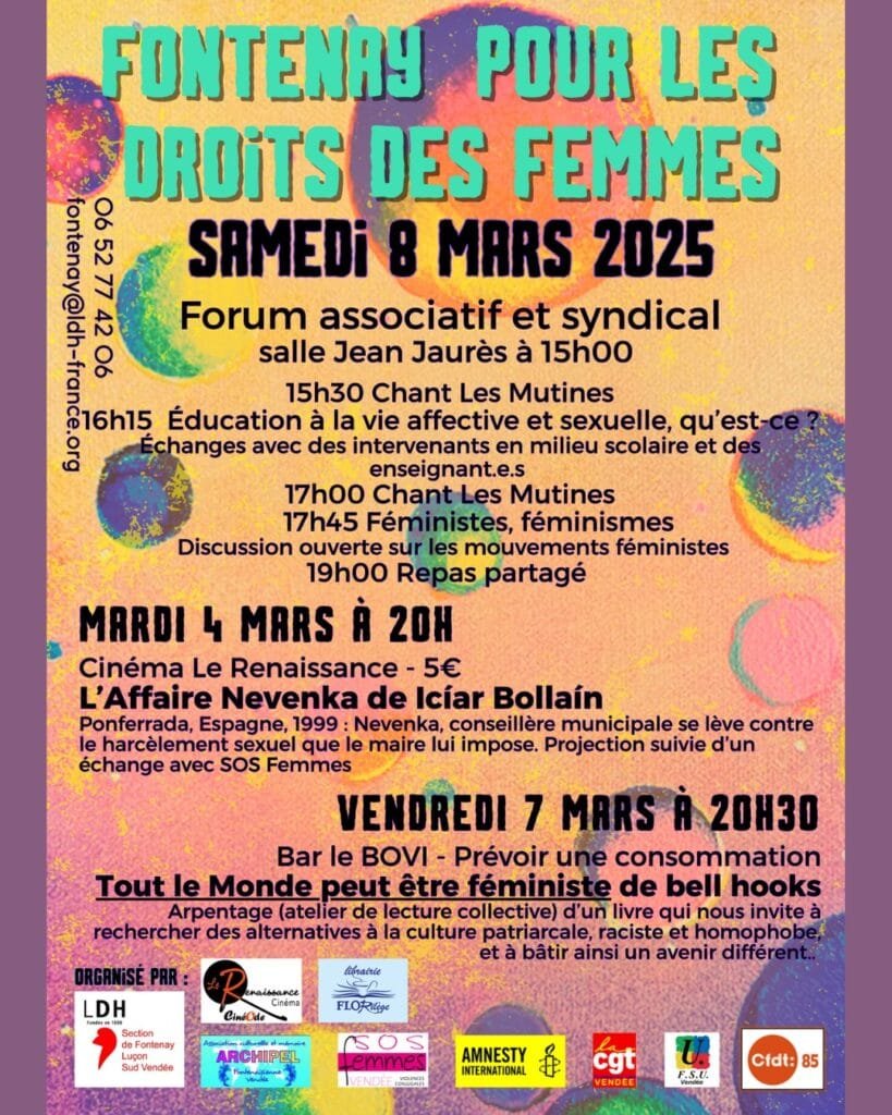 8 mars Fontenay affiche