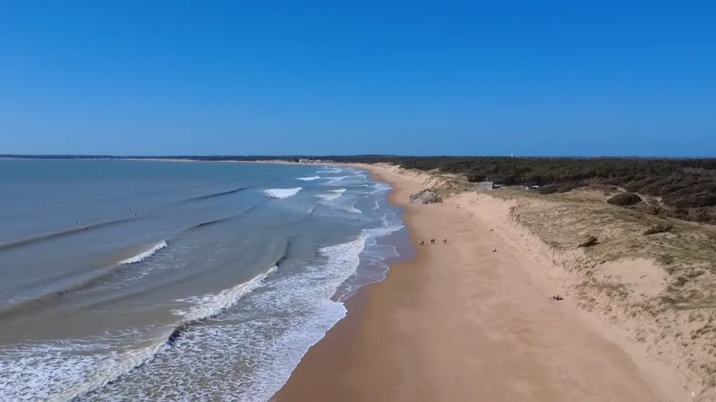 La plage des Conches à Longeville-sur-mer - Photo : Vendée Gazette