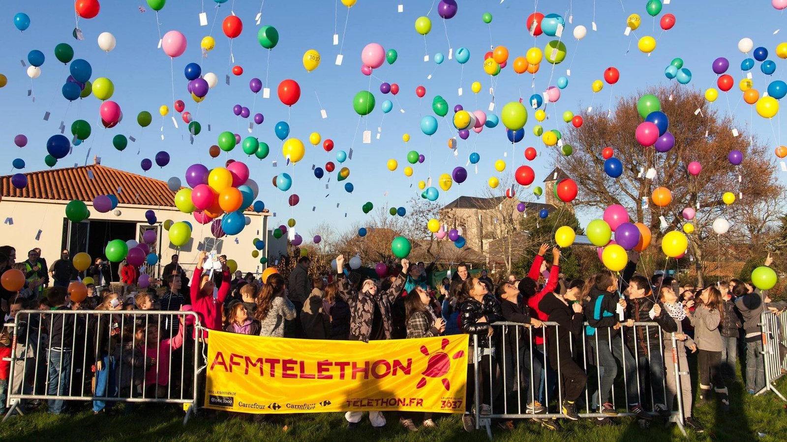 Photo d'illustration du collège st julien des landes pour le Téléthon en 2015