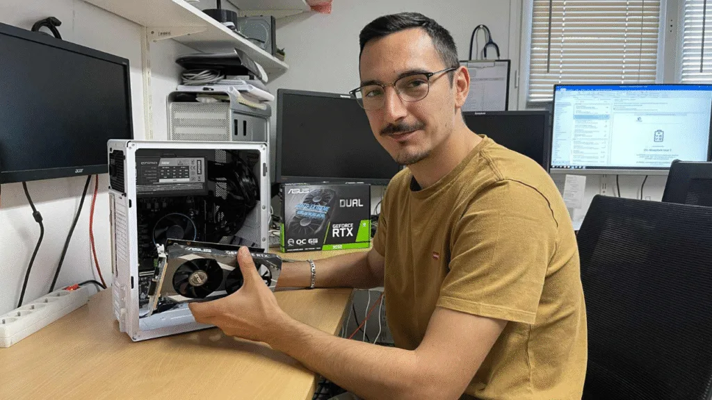 Anthony Nicolas, informaticien à Luçon